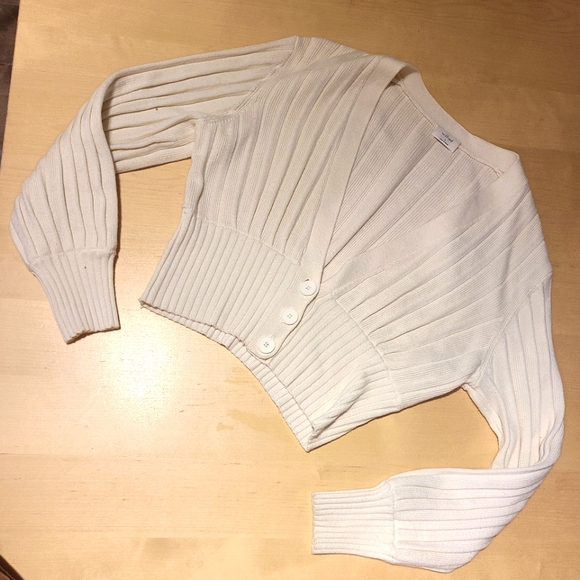 Wilfred White Cream Cardigan - Picture 2 of 4